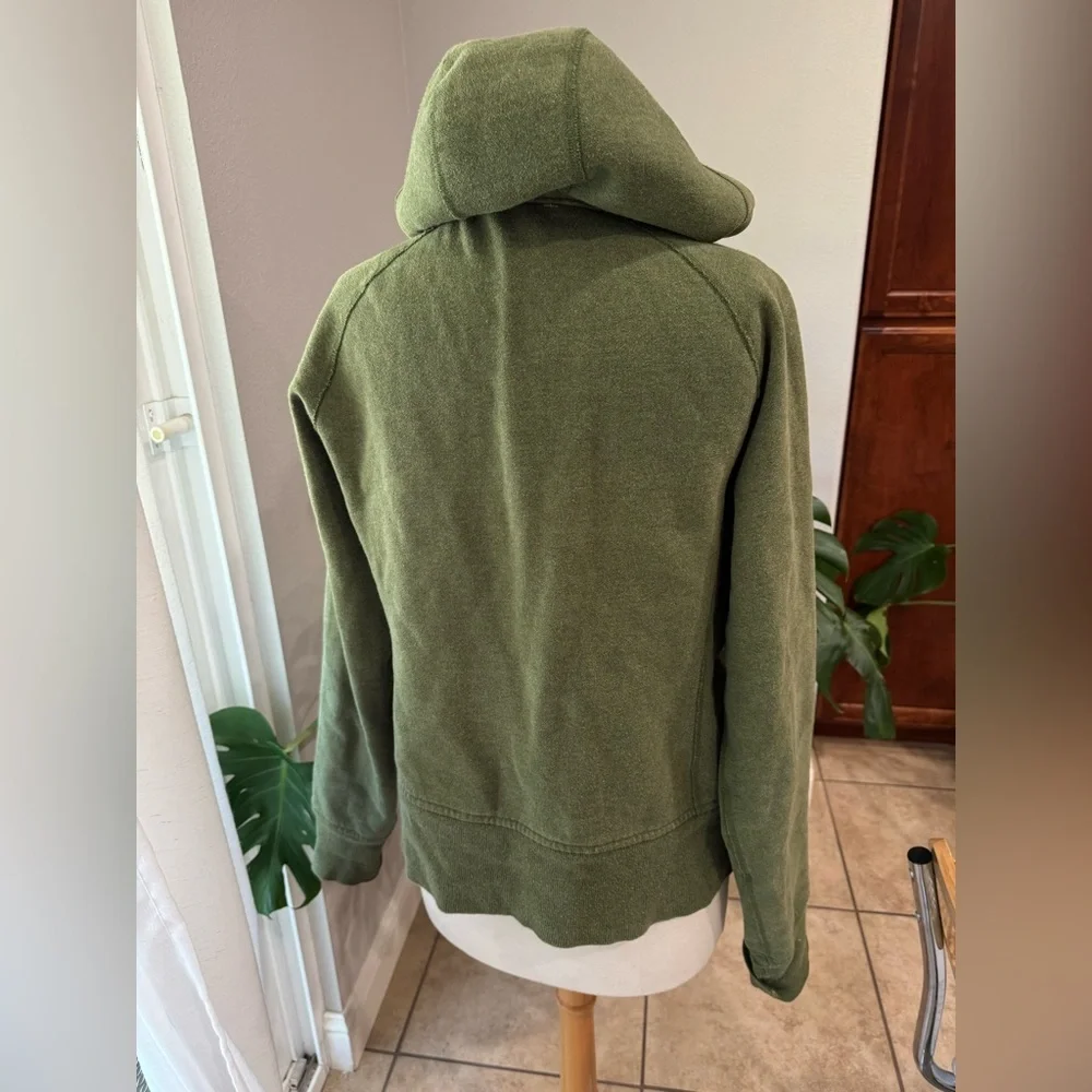 Lululemon Green Full Zip-Up Hoodie Scuba - Picture 4 of 6